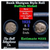 Buffalo Nickel Shotgun Roll in Old Bank Style 'Bel