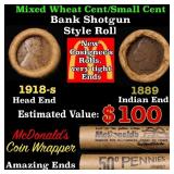 Small Cent Mixed Roll Orig Brandt McDonalds Wrappe