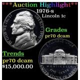 *Highlight* 1976-s Proof Lincoln Cent 1c pr70 dcam