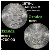 1879-o Morgan Dollar $1 Grades ms64