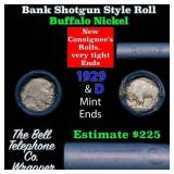 Buffalo Nickel Shotgun Roll in Old Bank Style 'Bel