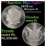 *Highlight* 1878-cc Morgan Dollar $1 ms64 PL SEGS