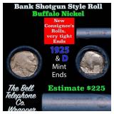Buffalo Nickel Shotgun Roll in Old Bank Style 'Bel