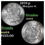 1879-p Morgan Dollar $1 Grades ms64