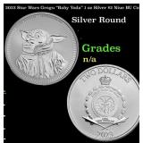 2023 Star Wars Grogu 'Baby Yoda' 1 oz Silver $2 Ni