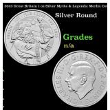 2023 Great Britain 1 oz Silver Myths & Legends: Me