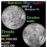 *Highlight* 1887-p Morgan Dollar $1 ms66+ SEGS (fc