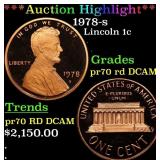 *Highlight* 1978-s Proof Lincoln Cent 1c pr70 rd D