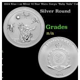 2024 Niue 1 oz Silver $2 Star Wars: Gorgu 'Baby Yo