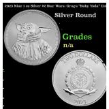 2023 Niue 1 oz Silver $2 Star Wars: Grogu 'Baby Yo