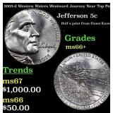 2005-d Western Waters Jefferson Nickel Westward Jo