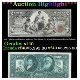 1896 $2 Large Size Silver Certificate "Educational