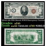 1934A $20 FRN Hawaii WWII Emergency Currency Grade