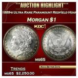 1889-s Morgan Dollar Ultra Rare Paramount Redfield