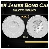 2023 Tuvalu 1 oz Silver James Bond Casino Royale C