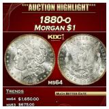1880-o Morgan Dollar $1 ms64 SEGS