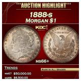 1888-s Morgan Dollar $1 ms66+ SEGS