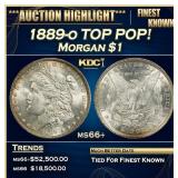 1889-o Morgan Dollar TOP POP! $1 ms66+ SEGS