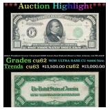 1934A $1000 Green Seal Federal Reserve Note Presid