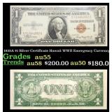 1934A $5 FRN Hawaii WWII Emergency Currency Key To