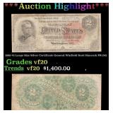 1886 $2 Large Size Silver Certificate General Winf