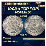1903-o Morgan Dollar TOP POP! $1 ms67+ SEGS