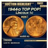 1944-d Lincoln Cent TOP POP! 1c ms68 rd SEGS