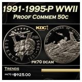 1991-1995-P WWII Proof Modern Commem Half Dollar 5
