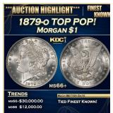 1879-o Morgan Dollar TOP POP! $1 Grades ms66+