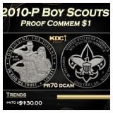 2010-P Boy Scouts Proof Modern Commem Dollar $1 pr