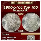 1900-o/cc Top 100 Morgan Dollar $1 ms65+ SEGS