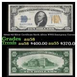 1934A $10 Silver Certificate North Africa WWII Eme