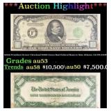 1934A $1000 Green Seal Federal Reserve Note Presid