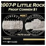 2007-P Little Rock Proof Modern Commem Dollar $1 p