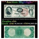 1880 $20 Legal Tender Note Alexander Hamilton Grad