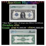 **Star Note** 1923  $1 large size Silver Certifica