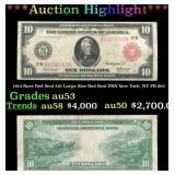 1914 $10 Large Size Red Seal FRN Rare Red Seal New