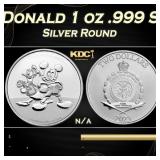 2023 Disney Mickey & Donald 1 oz .999 Silver $2 Ni