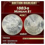 1883-s Morgan Dollar $1 ms64+ SEGS