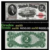 1917 $2 Large Size Legal Tender Note Thomas Jeffer