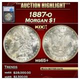 1887-o Morgan Dollar $1 ms65+ SEGS