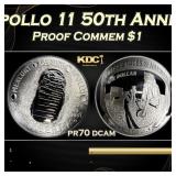 2019-p Apollo 11 50th Anniversary Proof Modern Com