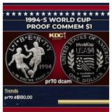 1994-S World Cup Proof Modern Commem Dollar $1 pr7
