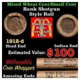 Lincoln Wheat Cent 1c Mixed Roll Orig Brandt McDon
