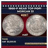 1900-p Morgan Dollar Near Top Pop! $1 ms67 SEGS