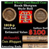 Lincoln Wheat Cent 1c Mixed Roll Orig Brandt McDon