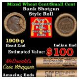 Lincoln Wheat Cent 1c Mixed Roll Orig Brandt McDon