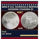 2015-P U.S. Marshals Service Modern Commem Dollar