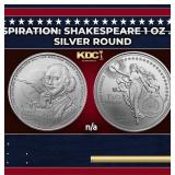 2024 Icons of Inspiration: Shakespeare 1 oz .999 S