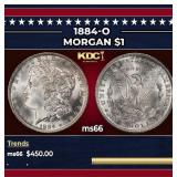 1884-o Morgan Dollar $1 Grades GEM+ Unc